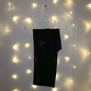 Adidas Black Drawstring Sweatpants